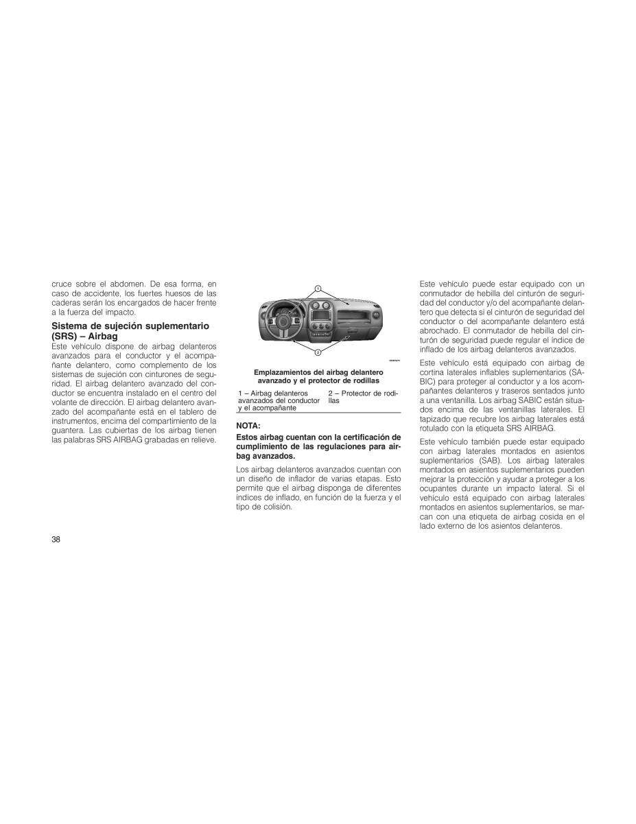 Jeep Compass manual del propietario / page 40