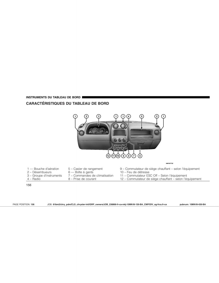 Jeep Compass manuel du proprietaire / page 156