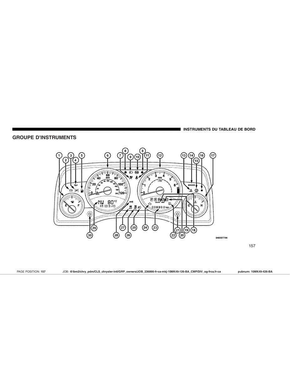 Jeep Compass manuel du proprietaire / page 157