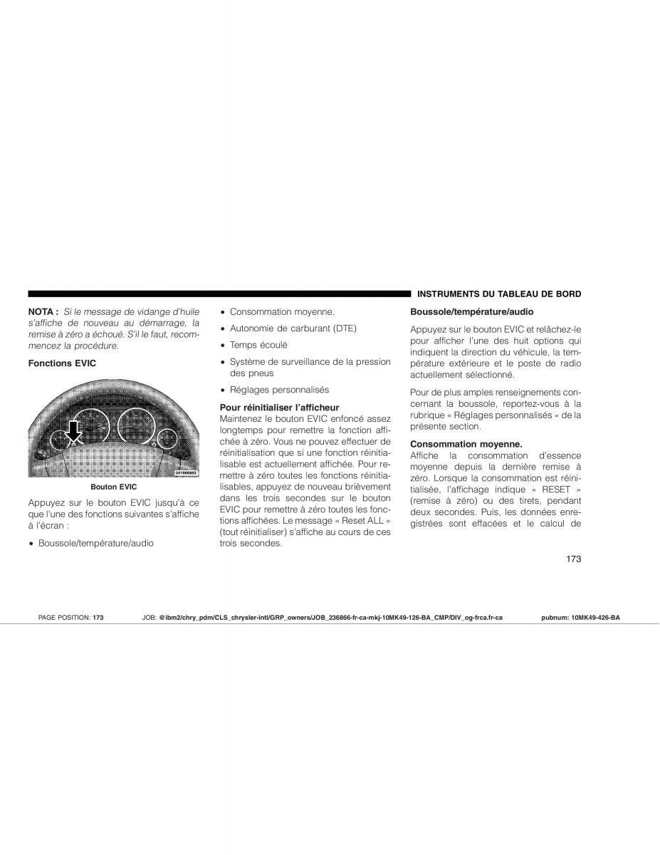 Jeep Compass manuel du proprietaire / page 173