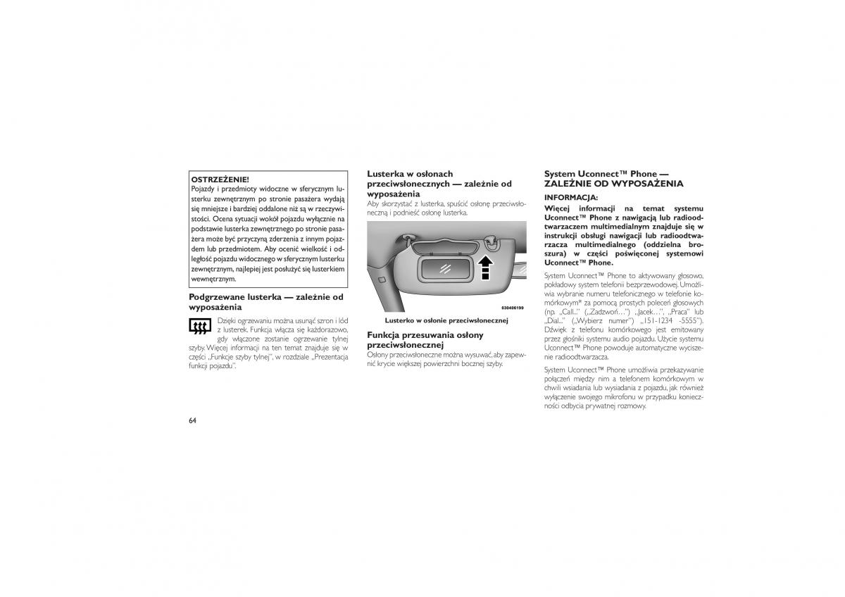 Jeep Compass instrukcja obslugi / page 68