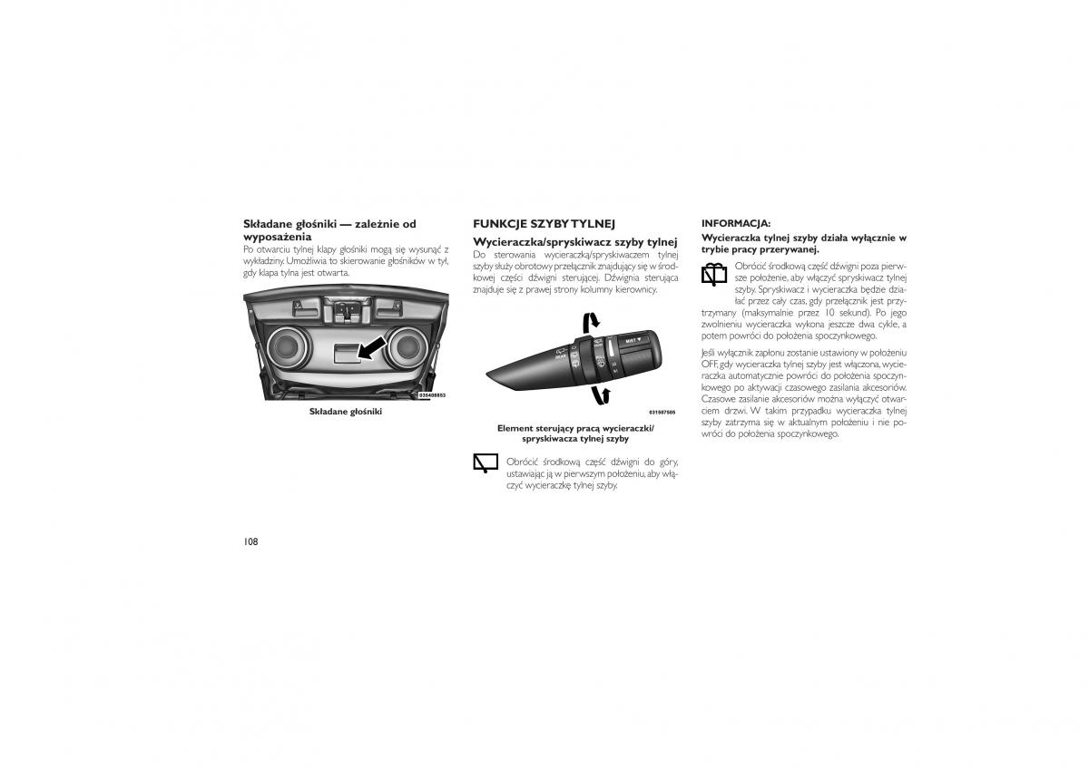 Jeep Compass instrukcja obslugi / page 112