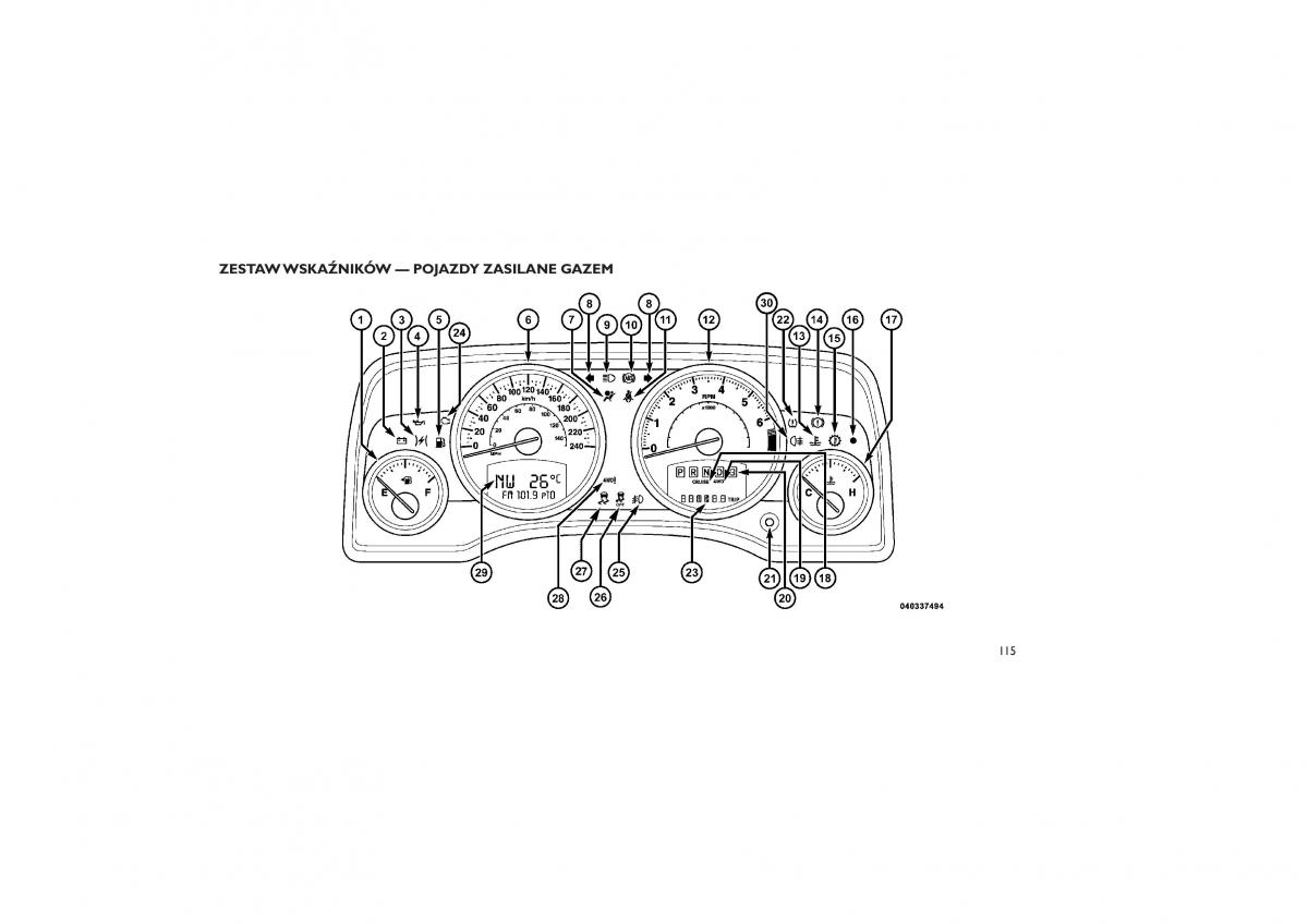 Jeep Compass instrukcja obslugi / page 119