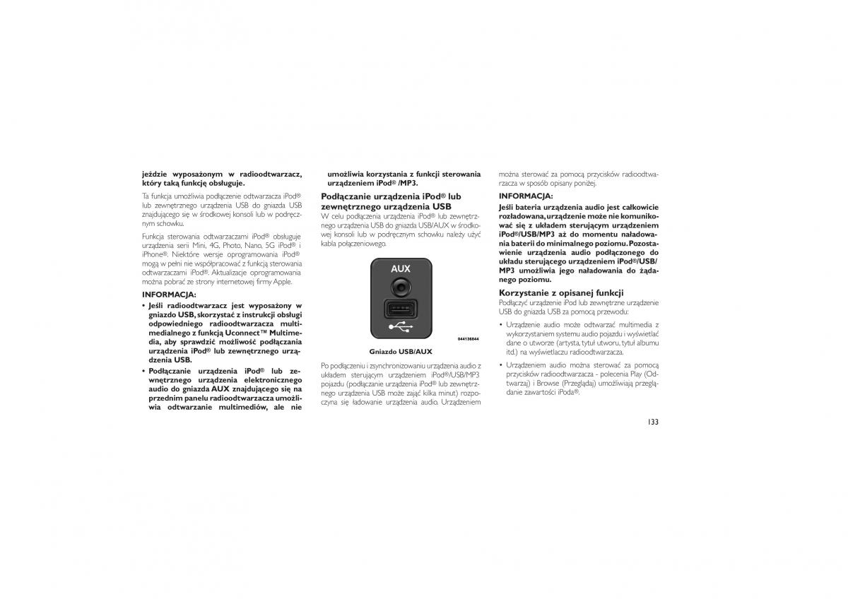 Jeep Compass instrukcja obslugi / page 137