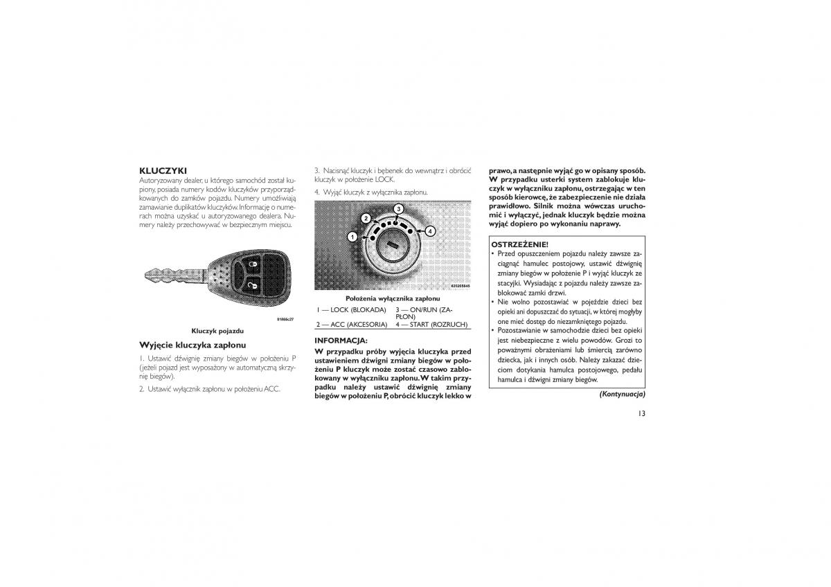 Jeep Compass instrukcja obslugi / page 17