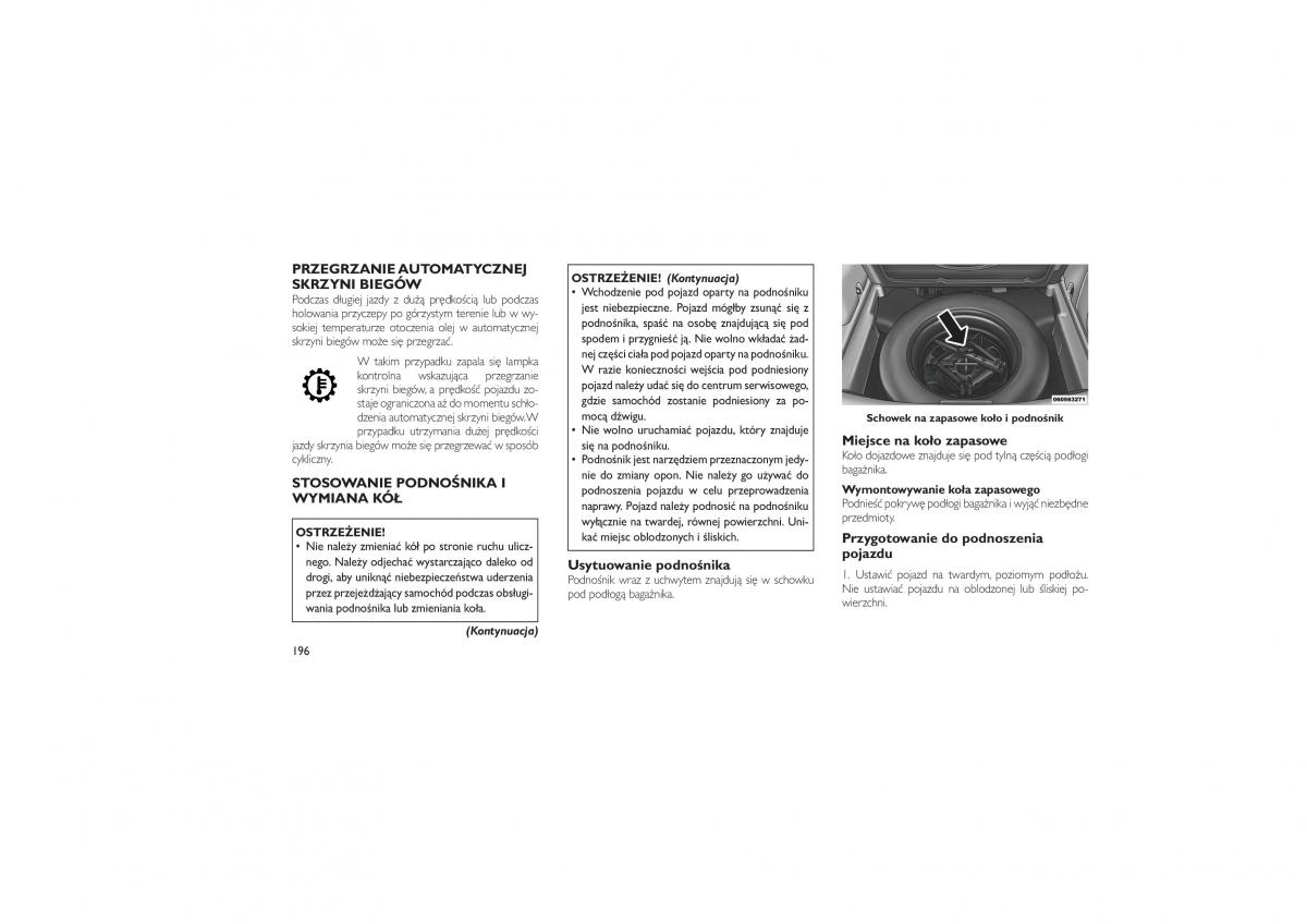 Jeep Compass instrukcja obslugi / page 200