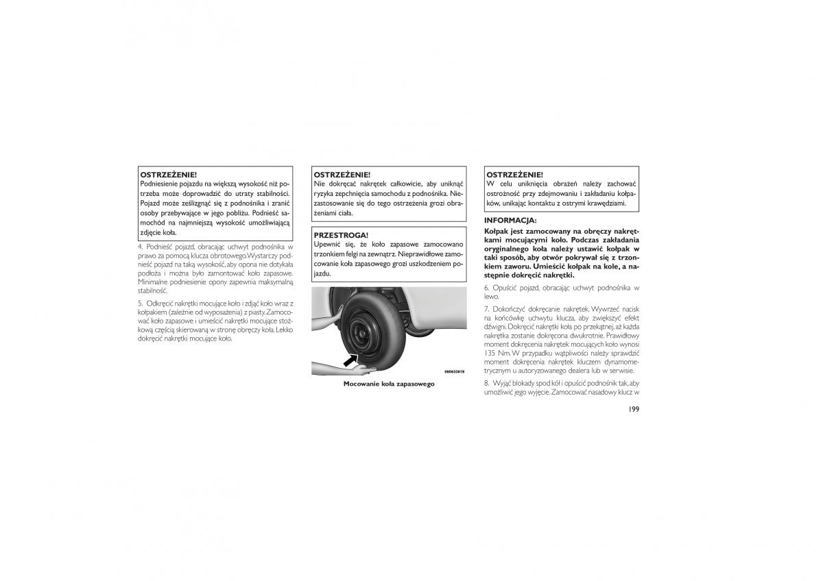 Jeep Compass instrukcja obslugi / page 203