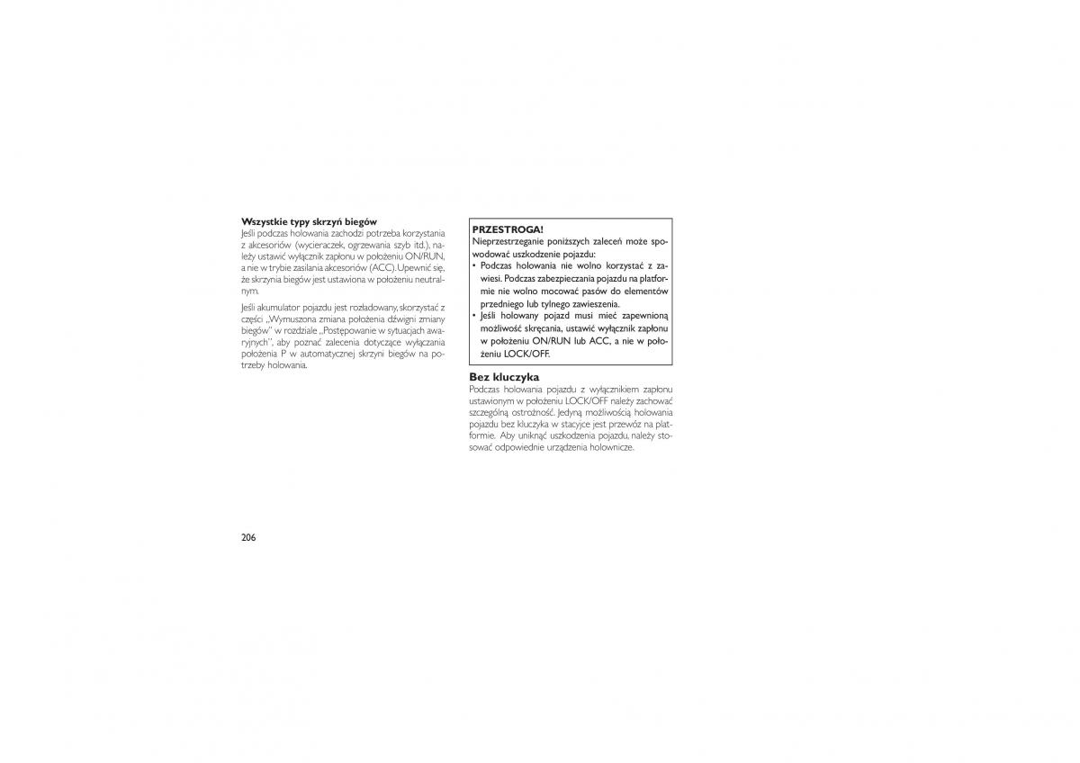 Jeep Compass instrukcja obslugi / page 210