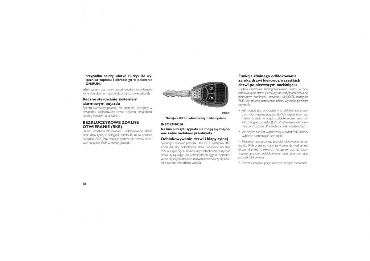 Jeep Compass instrukcja obslugi / page 22