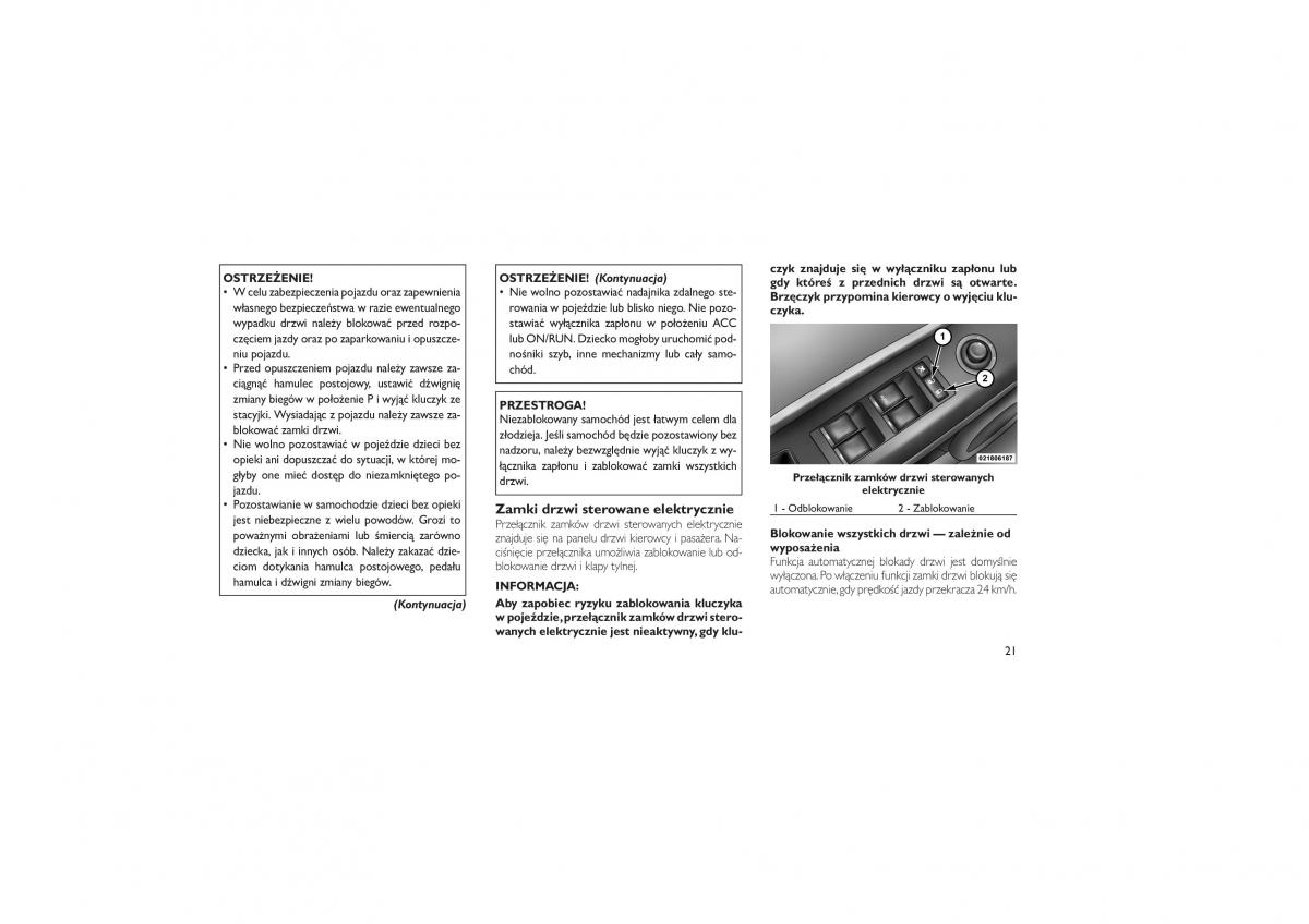 Jeep Compass instrukcja obslugi / page 25