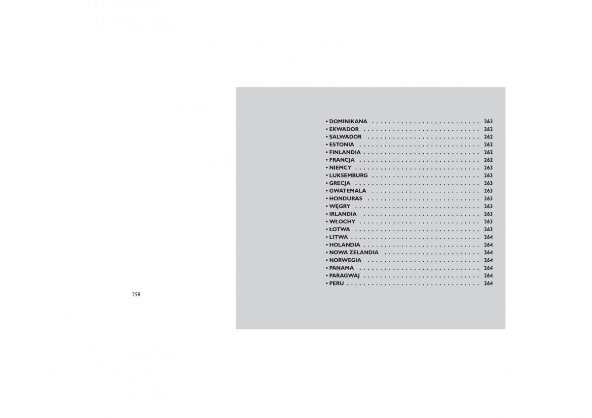 Jeep Compass instrukcja obslugi / page 262