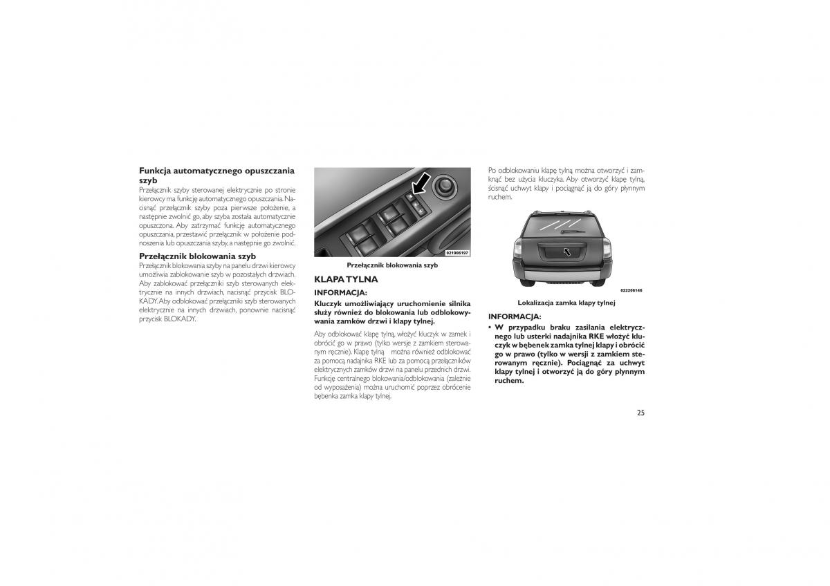 Jeep Compass instrukcja obslugi / page 29