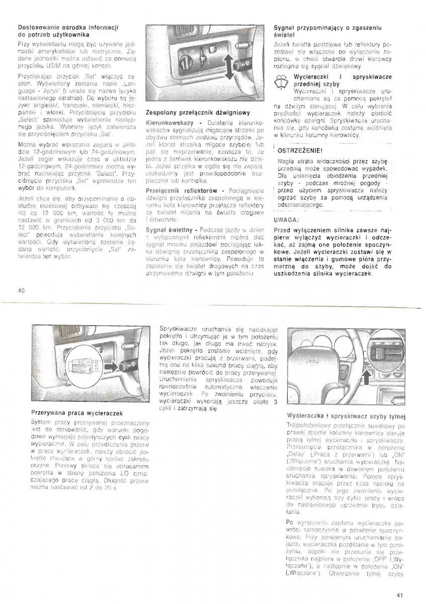 Jeep Grand Cherokee ZJ instrukcja obslugi / page 22