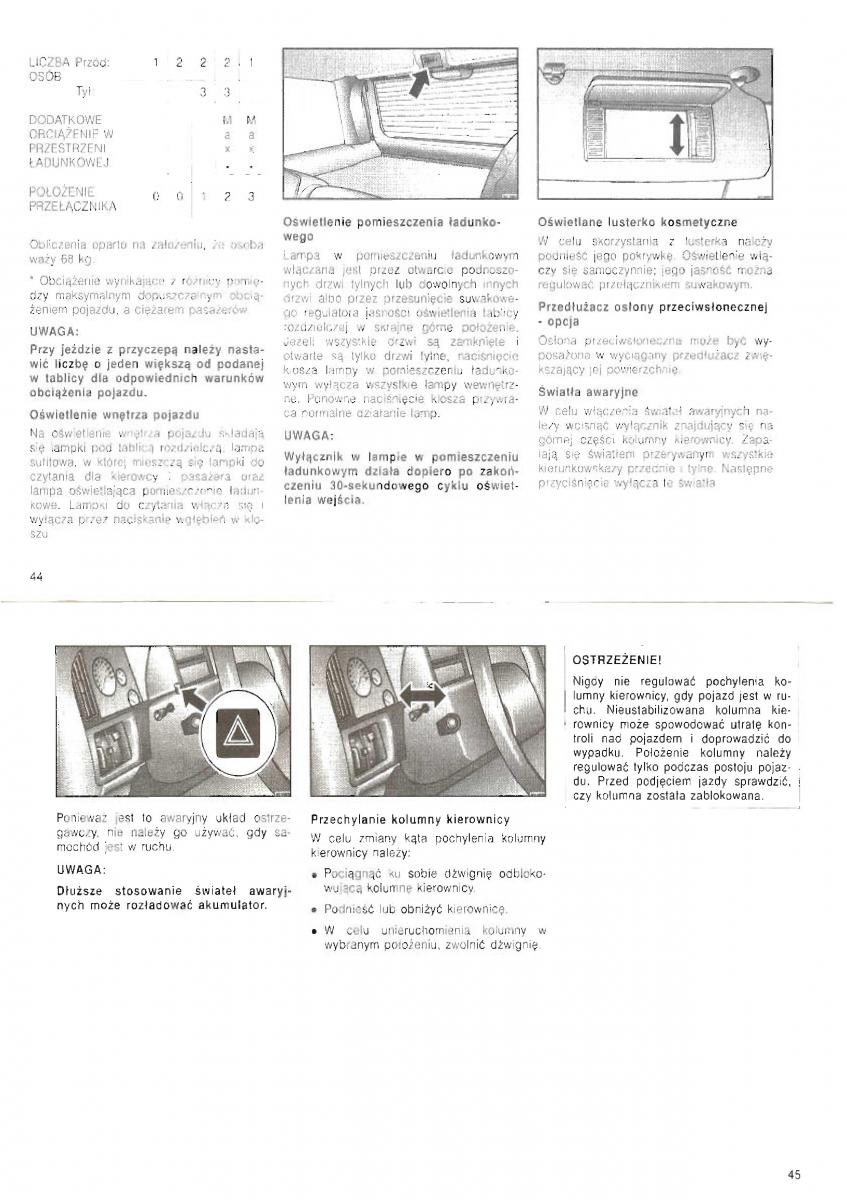 Jeep Grand Cherokee ZJ instrukcja obslugi / page 24