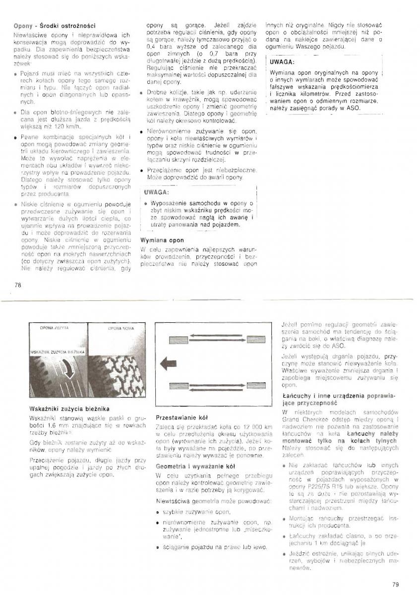 Jeep Grand Cherokee ZJ instrukcja obslugi / page 41