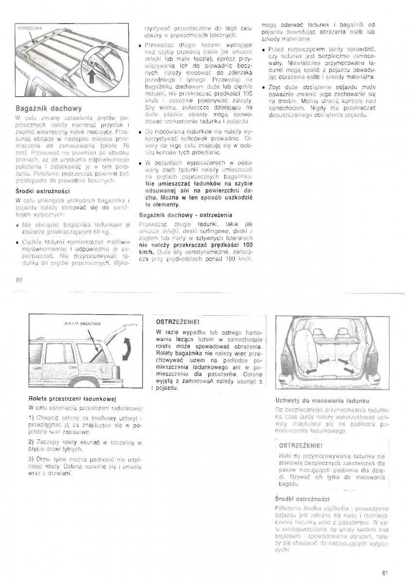 Jeep Grand Cherokee ZJ instrukcja obslugi / page 42