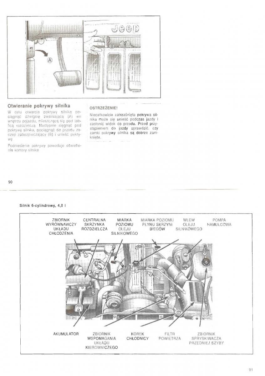 Jeep Grand Cherokee ZJ instrukcja obslugi / page 47