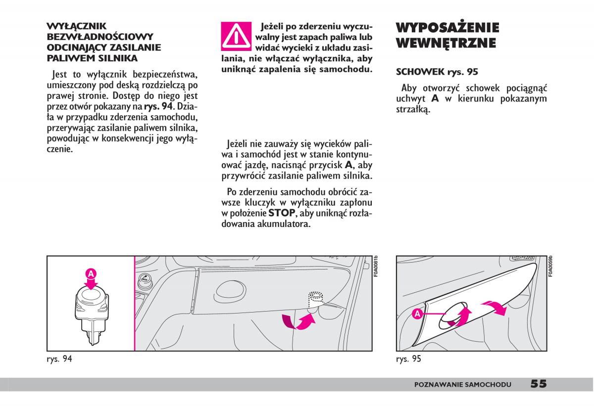 fiat Doblo I 1 instrukcja obslugi / page 57