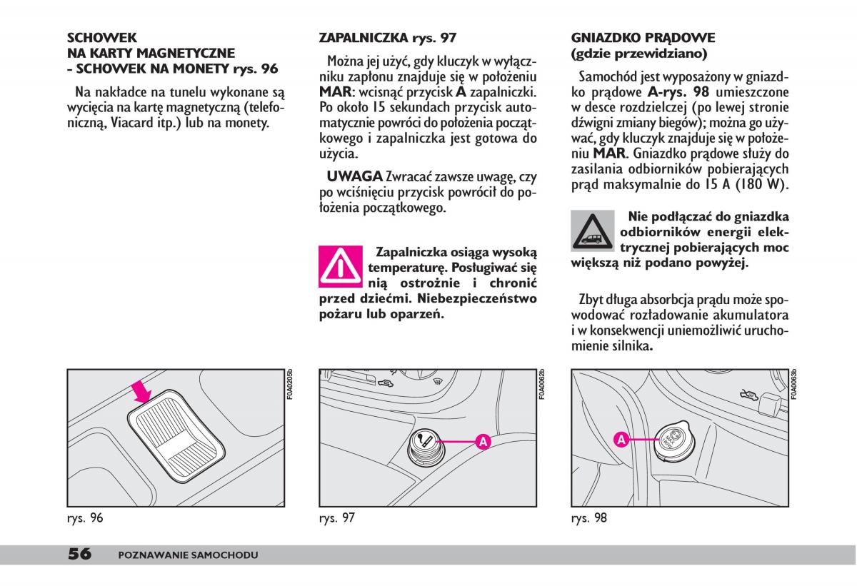 fiat Doblo I 1 instrukcja obslugi / page 58