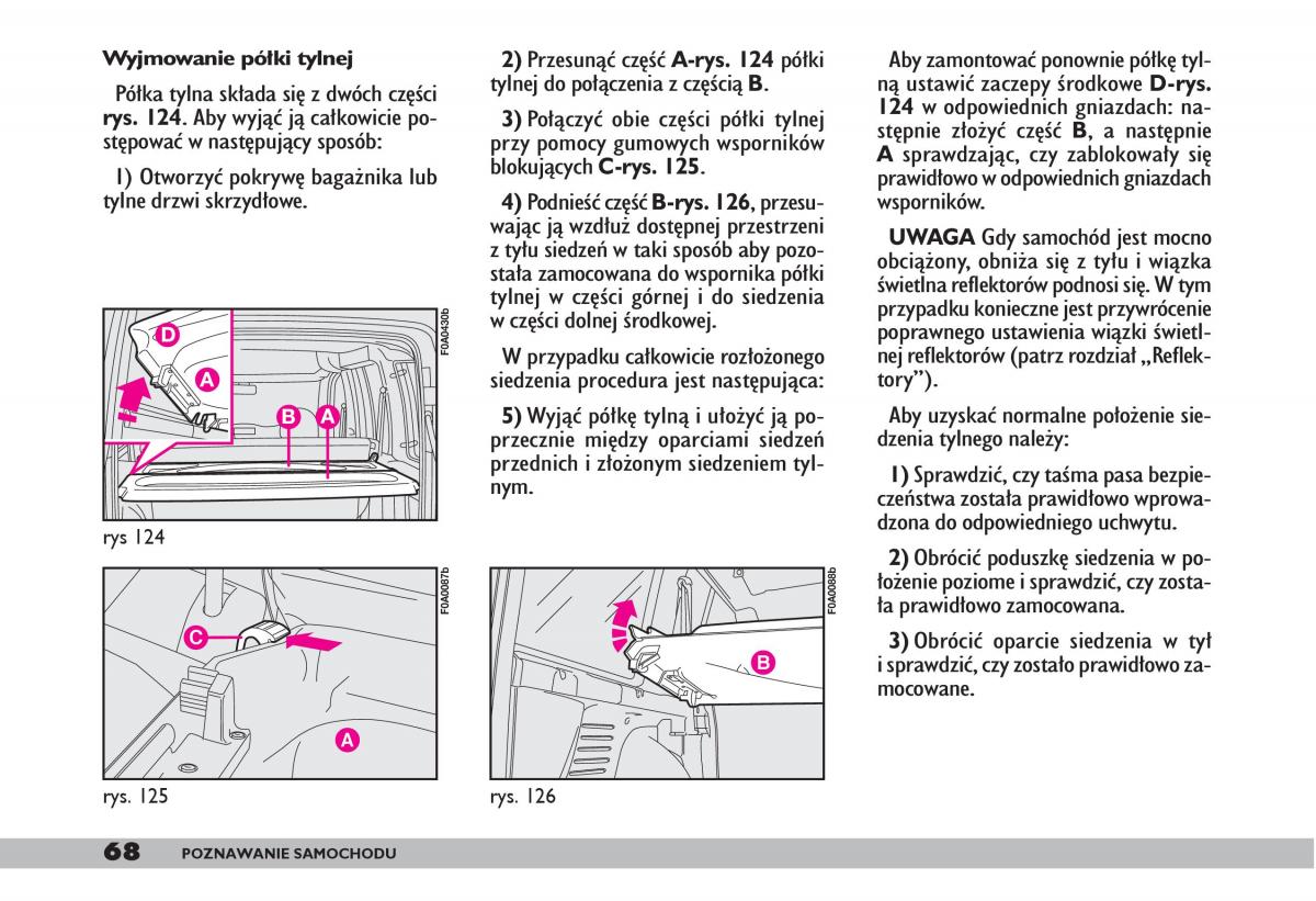 fiat Doblo I 1 instrukcja obslugi / page 70