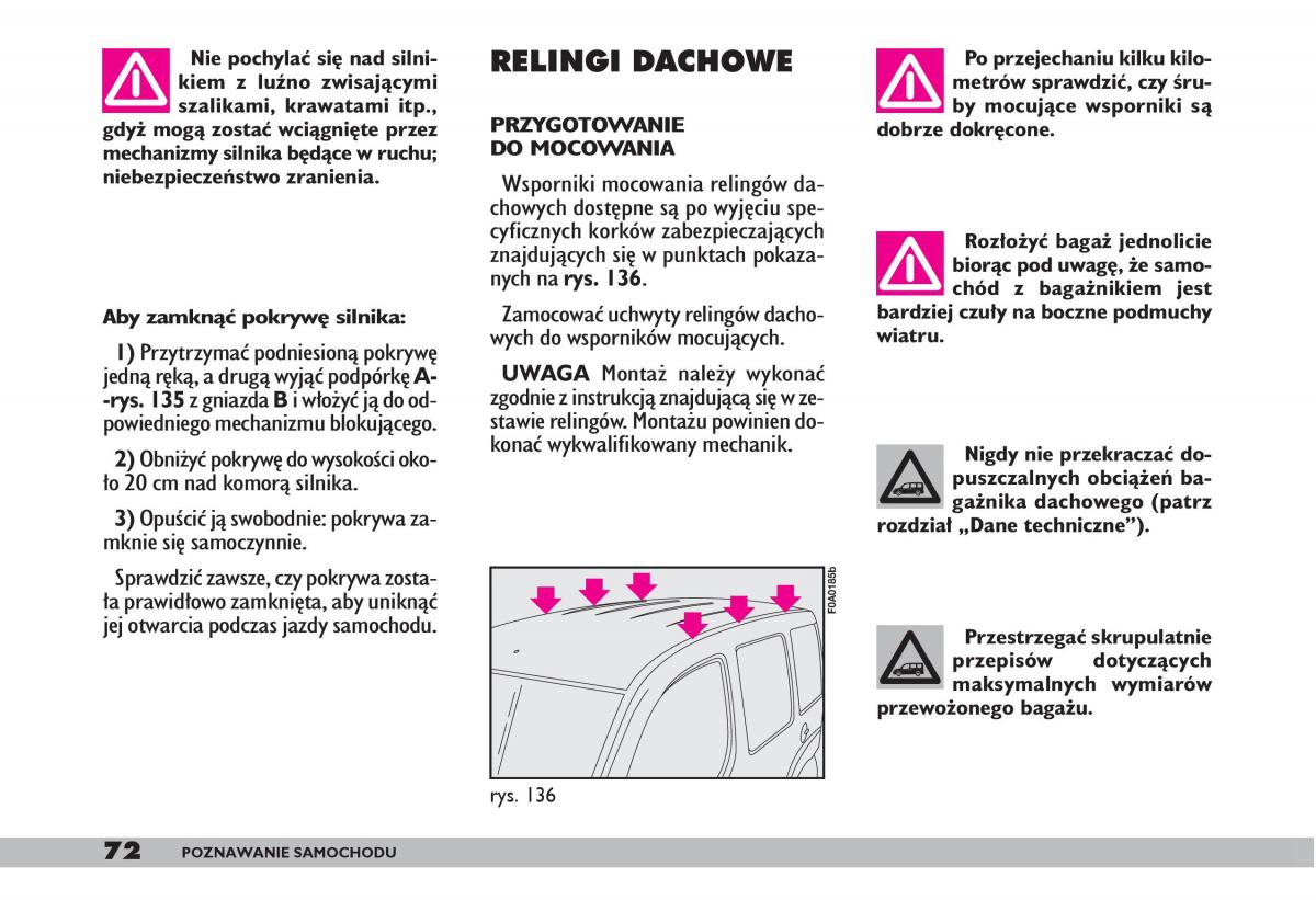 fiat Doblo I 1 instrukcja obslugi / page 74