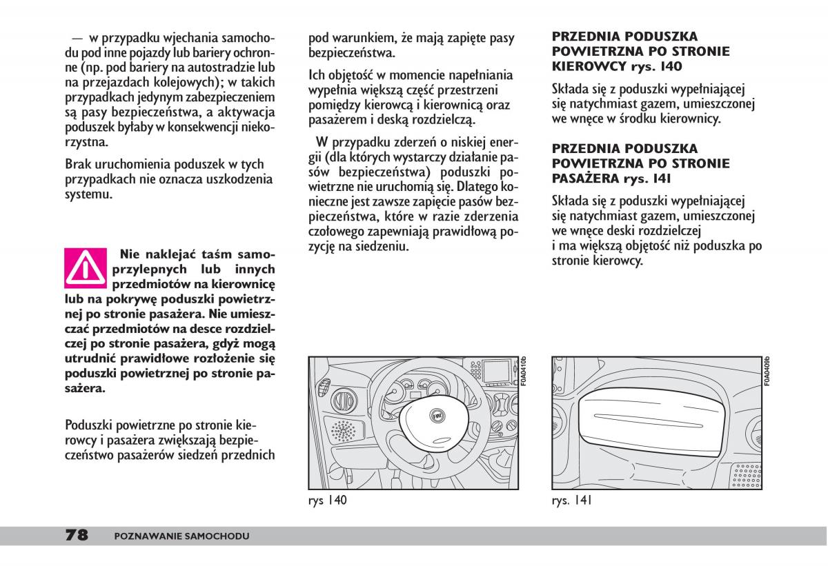 fiat Doblo I 1 instrukcja obslugi / page 80