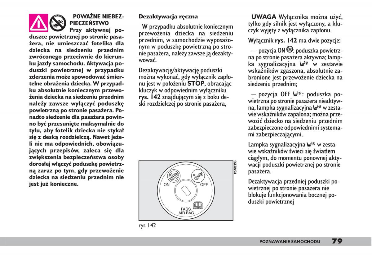 fiat Doblo I 1 instrukcja obslugi / page 81