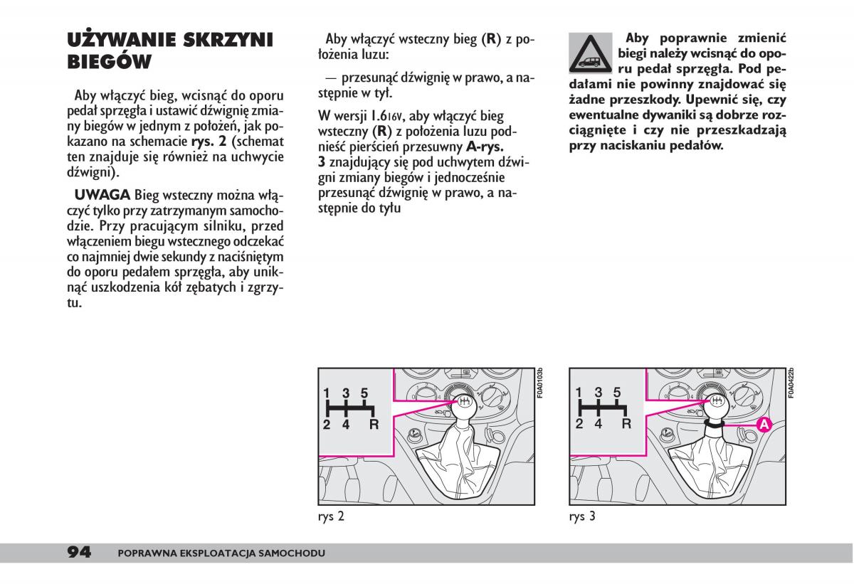 fiat Doblo I 1 instrukcja obslugi / page 96