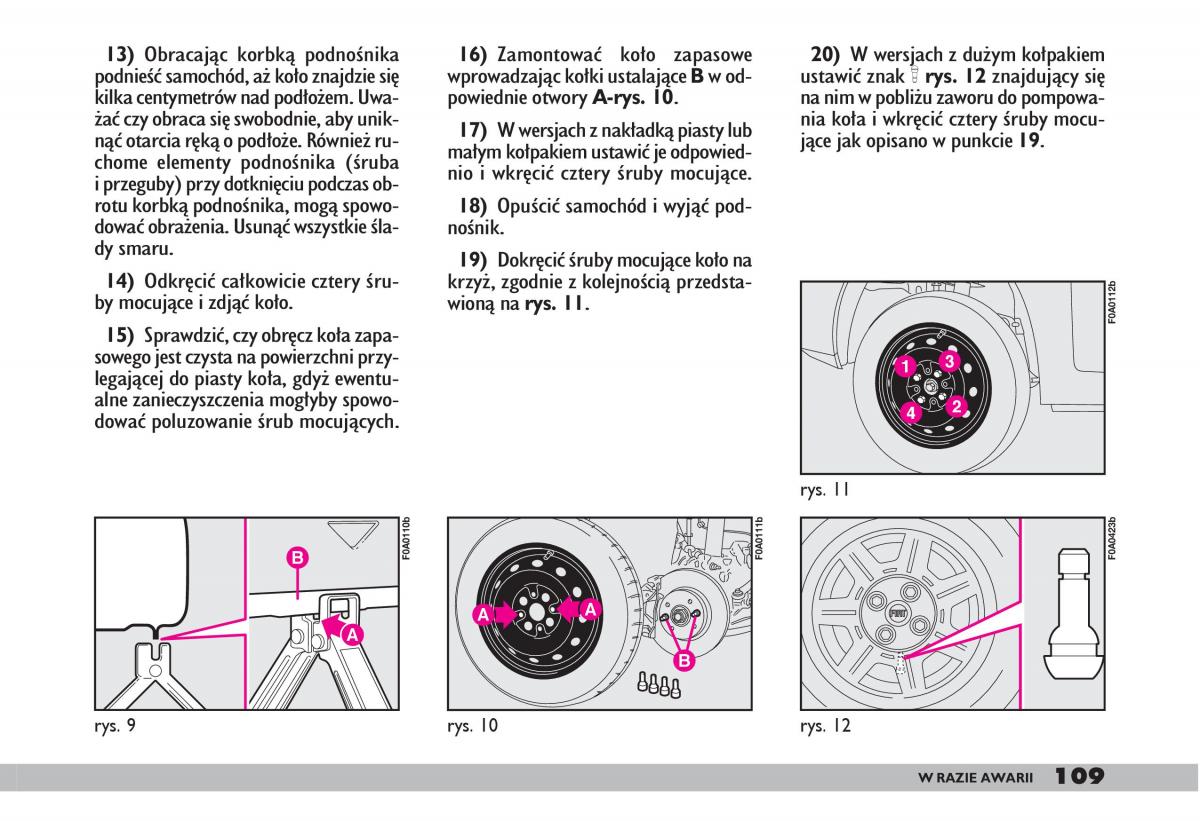 fiat Doblo I 1 instrukcja obslugi / page 111