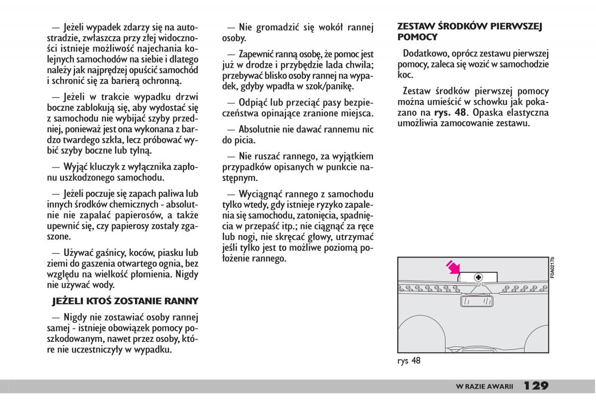 fiat Doblo I 1 instrukcja obslugi / page 131