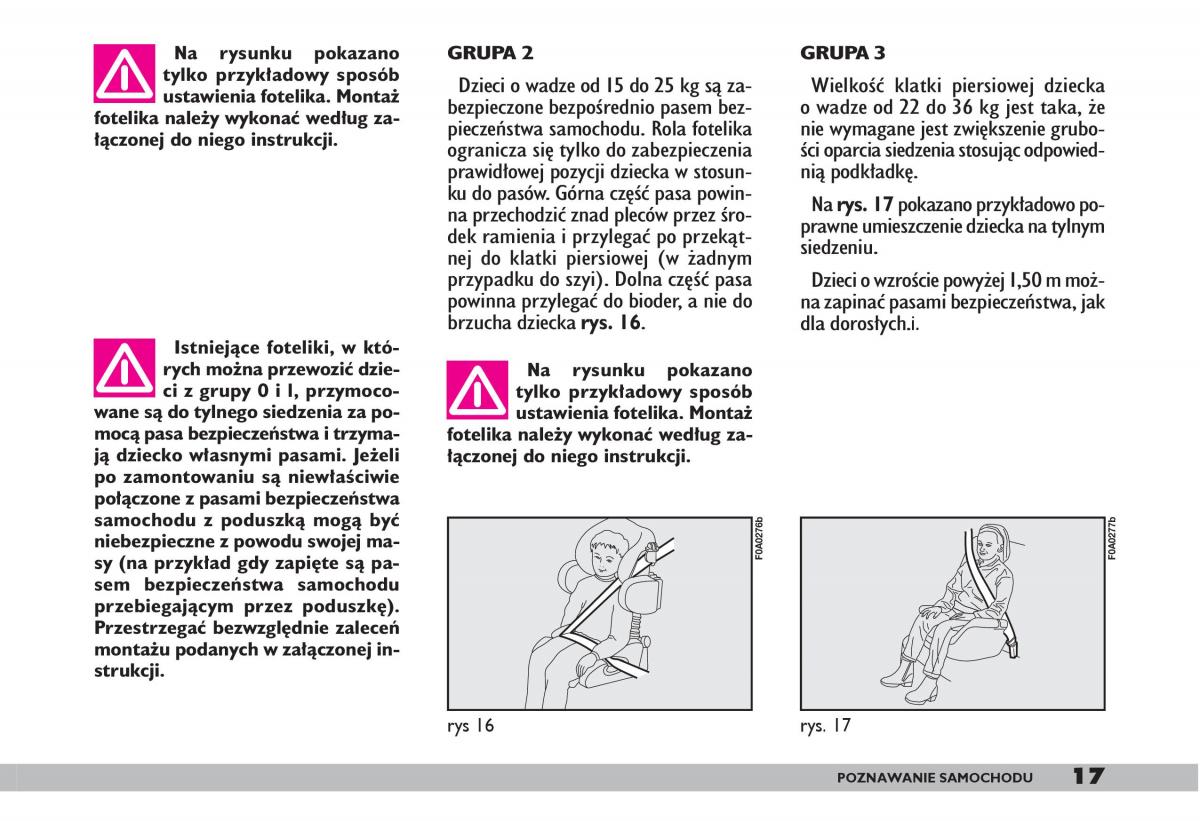 fiat Doblo I 1 instrukcja obslugi / page 19