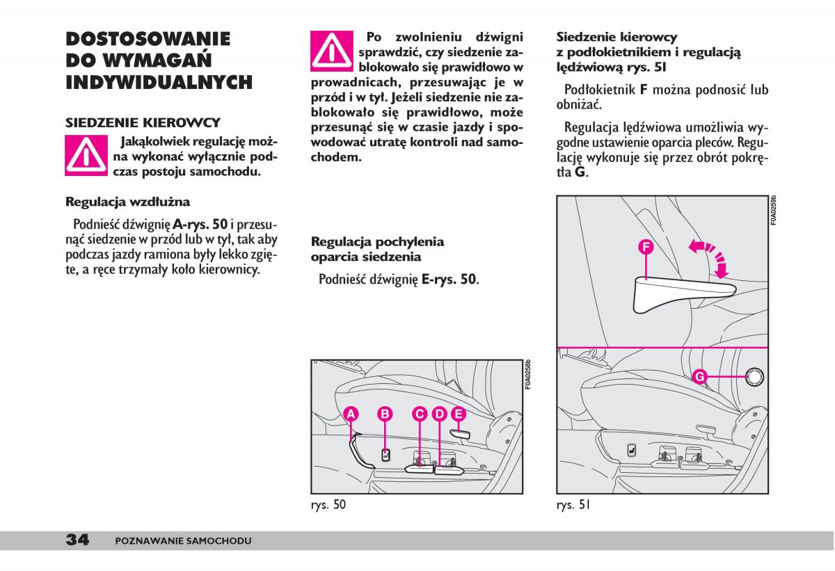 fiat Doblo I 1 instrukcja obslugi / page 36