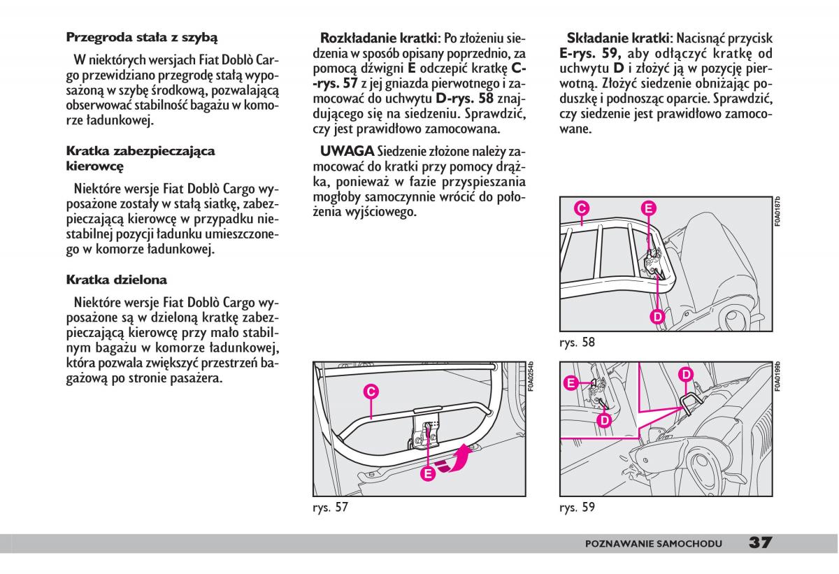 fiat Doblo I 1 instrukcja obslugi / page 39