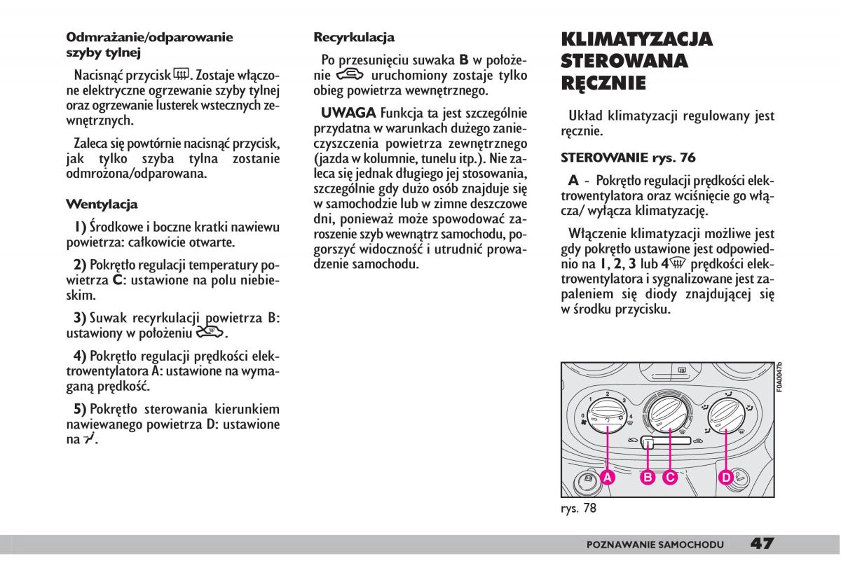 fiat Doblo I 1 instrukcja obslugi / page 49