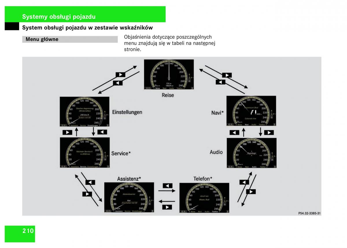 Mercedes Benz S Class W221 instrukcja obslugi / page 212