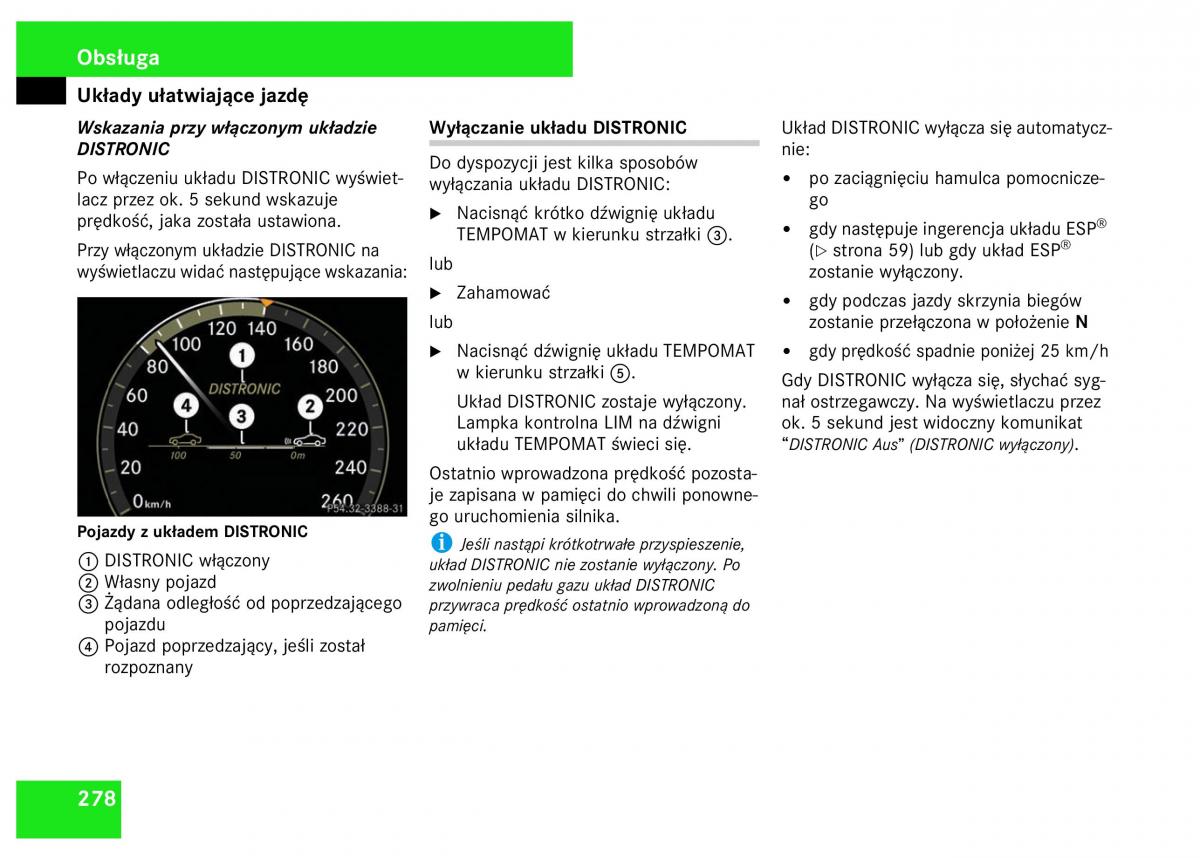 Mercedes Benz S Class W221 instrukcja obslugi / page 280