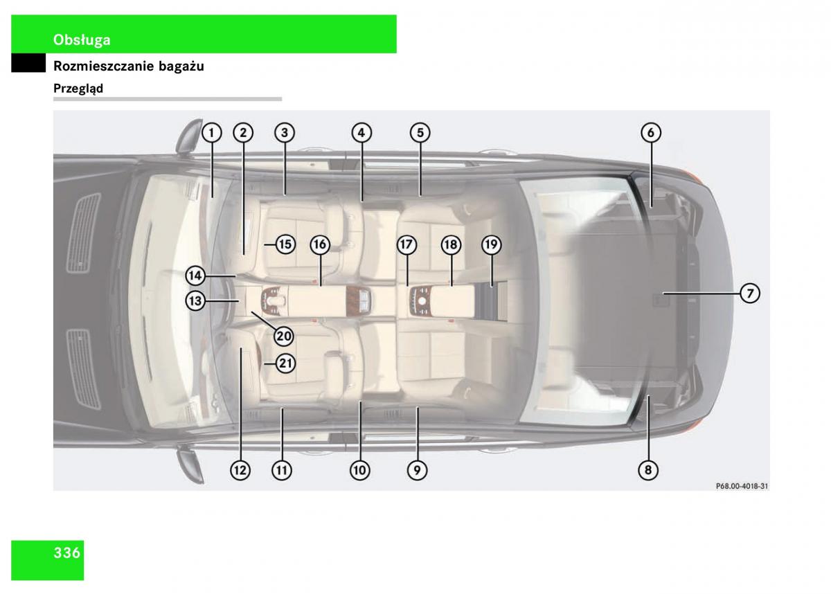 Mercedes Benz S Class W221 instrukcja obslugi / page 338