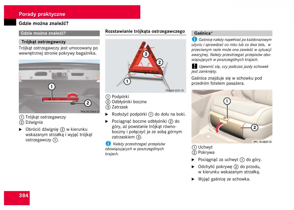 Mercedes Benz S Class W221 instrukcja obslugi / page 386