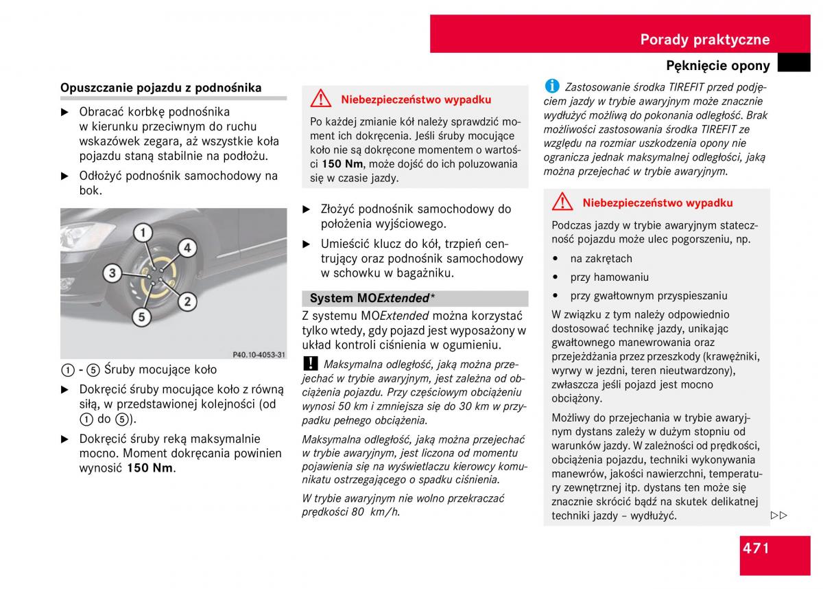 Mercedes Benz S Class W221 instrukcja obslugi / page 473