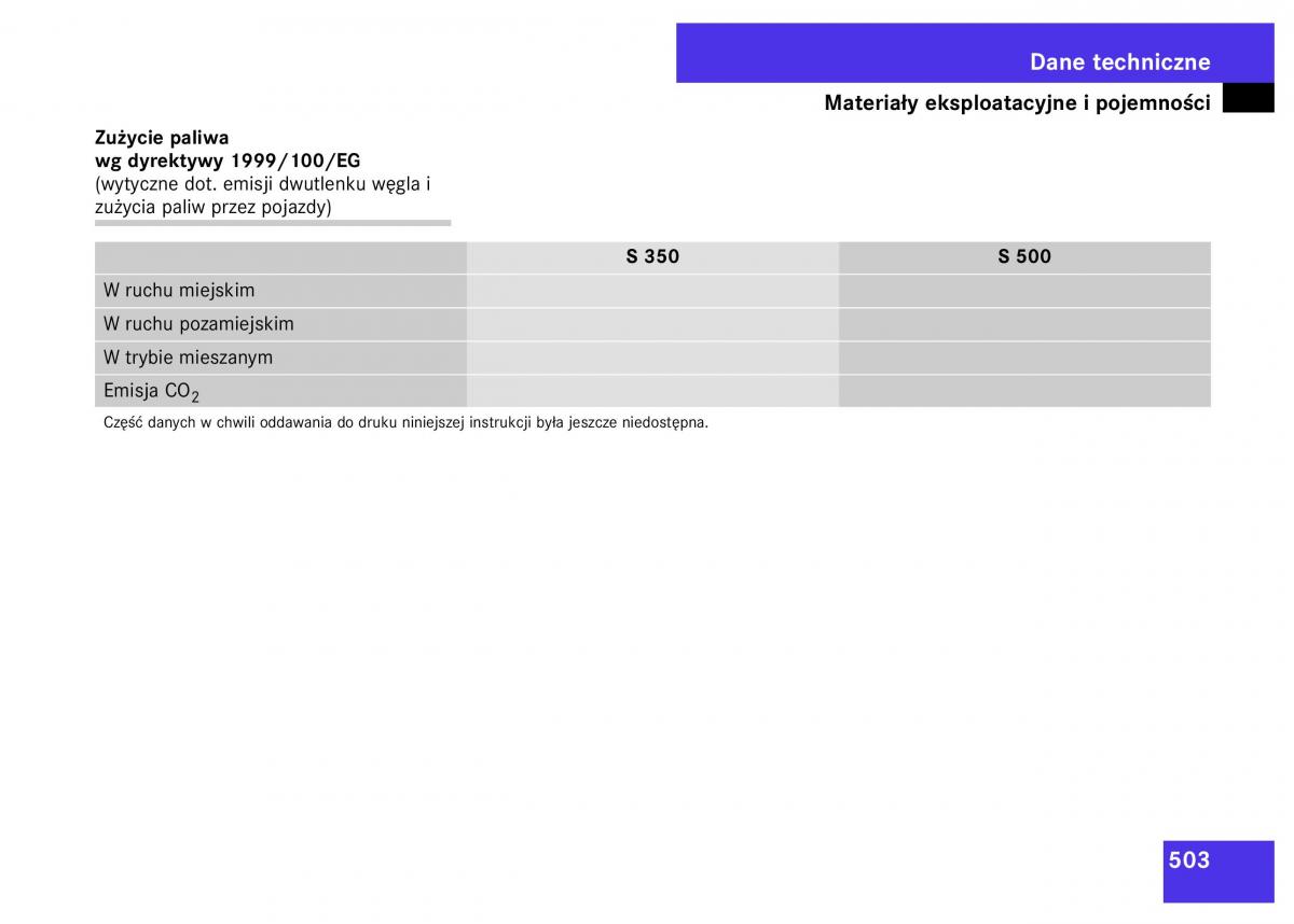 Mercedes Benz S Class W221 instrukcja obslugi / page 505