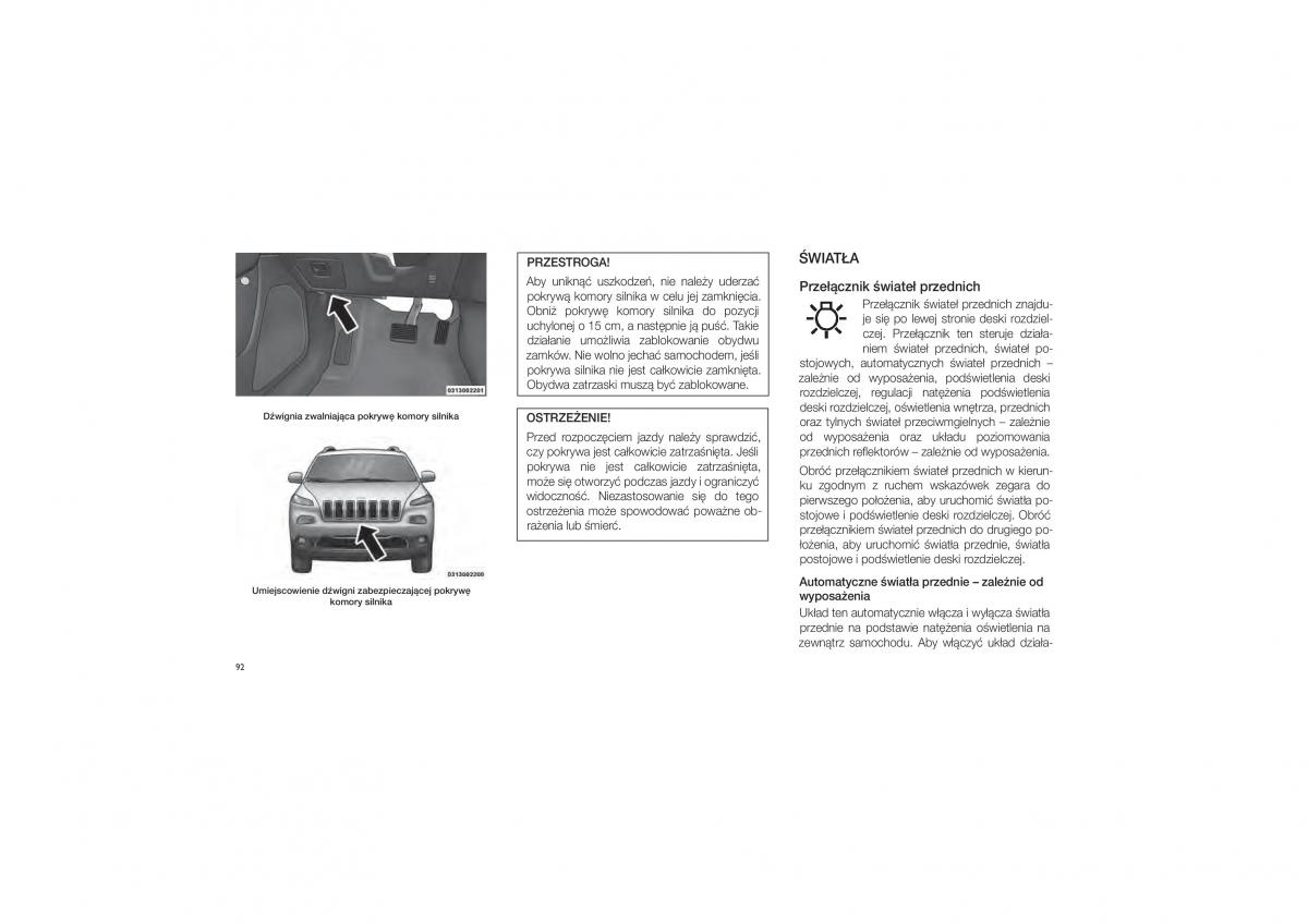 Jeep Cherokee KL instrukcja obslugi / page 98