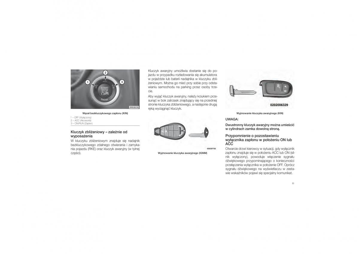 Jeep Cherokee KL instrukcja obslugi / page 17