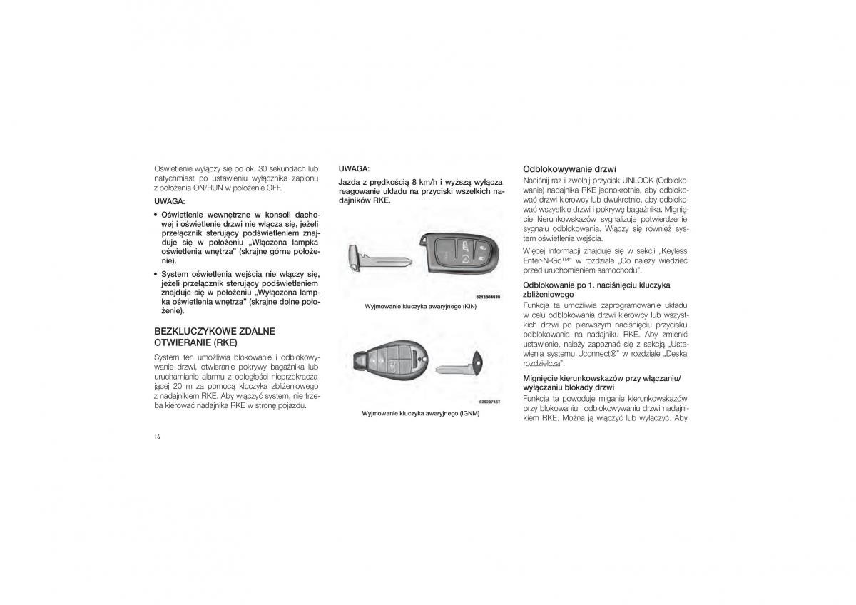 Jeep Cherokee KL instrukcja obslugi / page 22