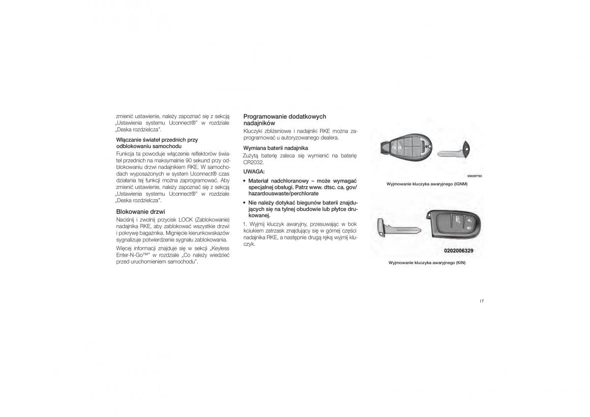 Jeep Cherokee KL instrukcja obslugi / page 23