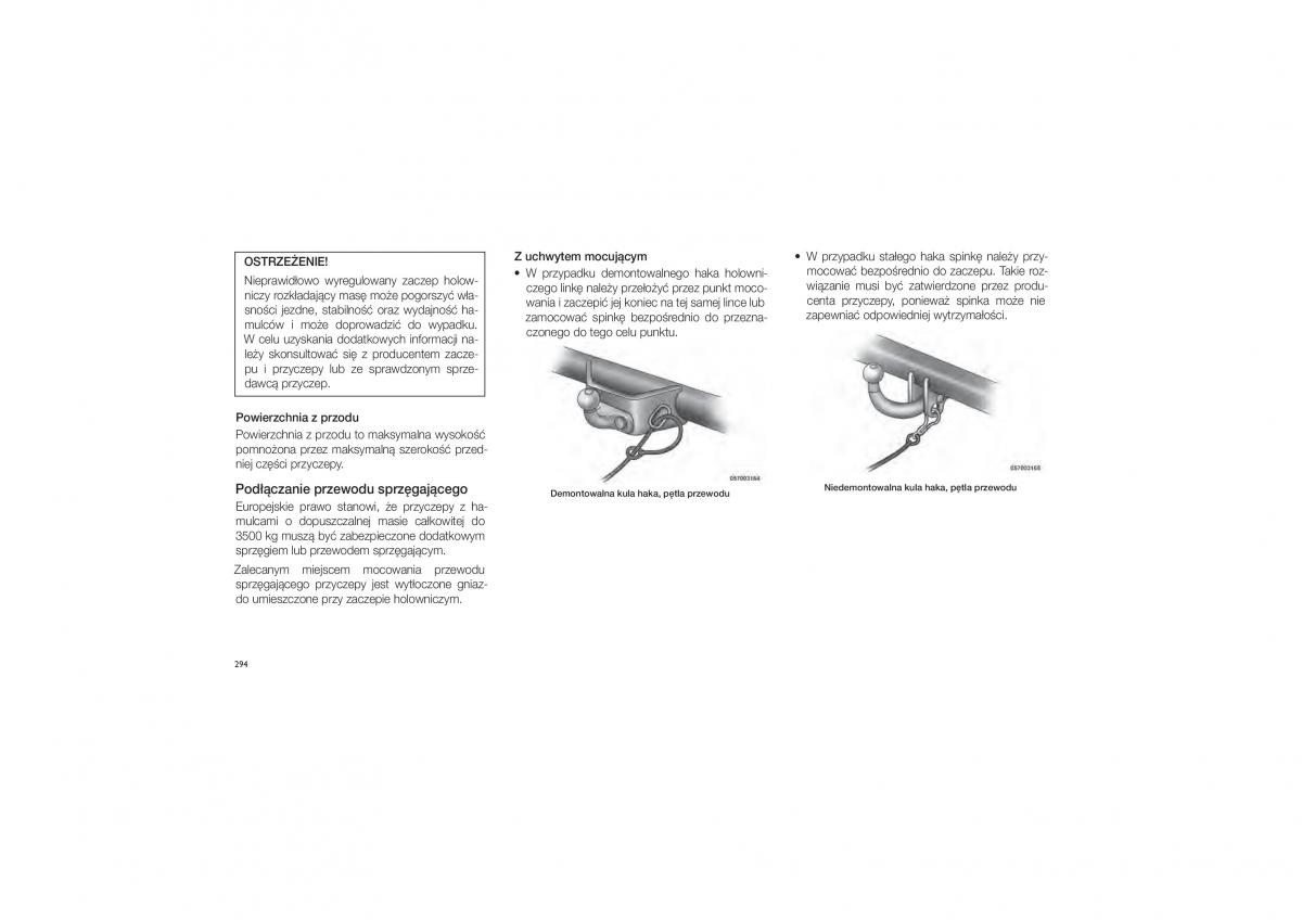 Jeep Cherokee KL instrukcja obslugi / page 300