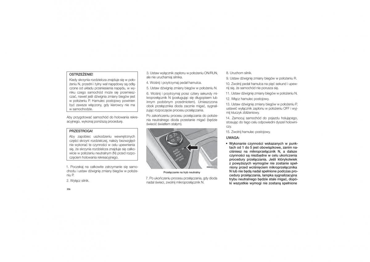 Jeep Cherokee KL instrukcja obslugi / page 312