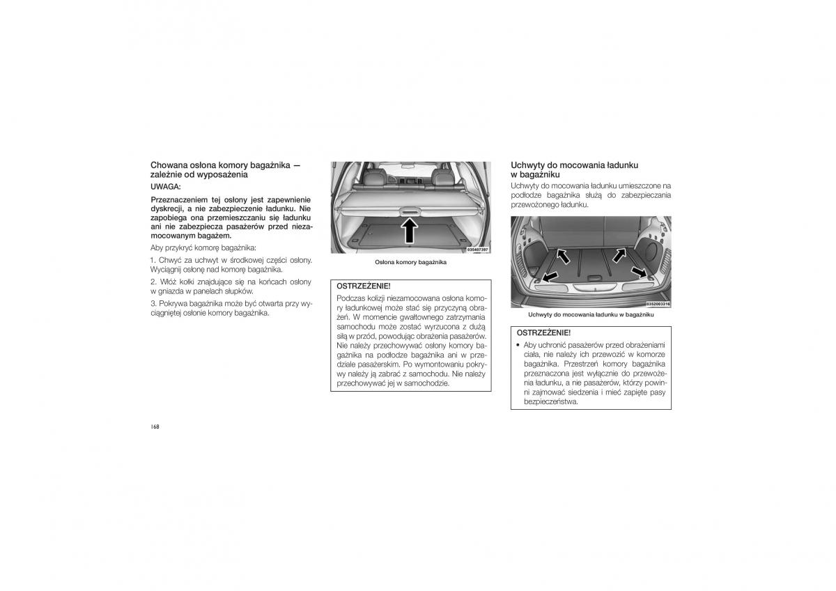 Jeep Grand Cherokee WK2 instrukcja obslugi / page 172