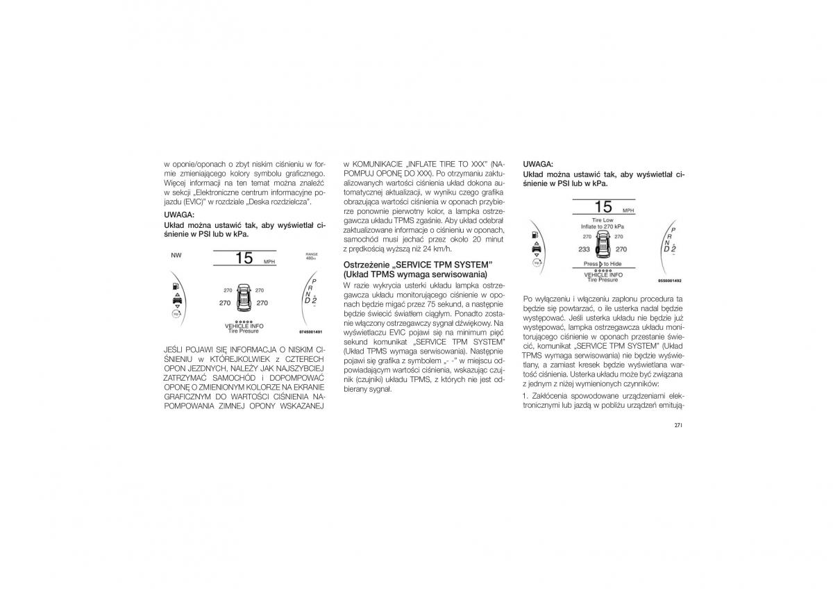 Jeep Grand Cherokee WK2 instrukcja obslugi / page 275