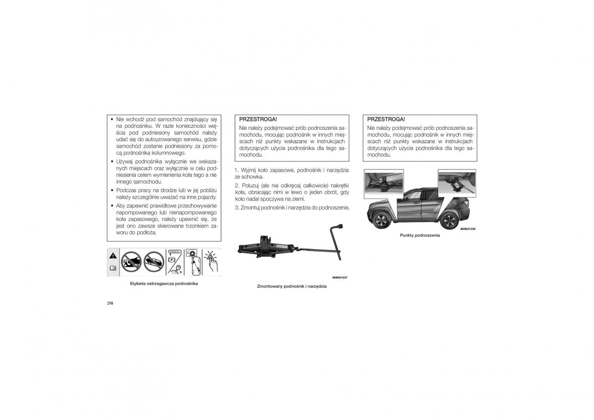 Jeep Grand Cherokee WK2 instrukcja obslugi / page 302