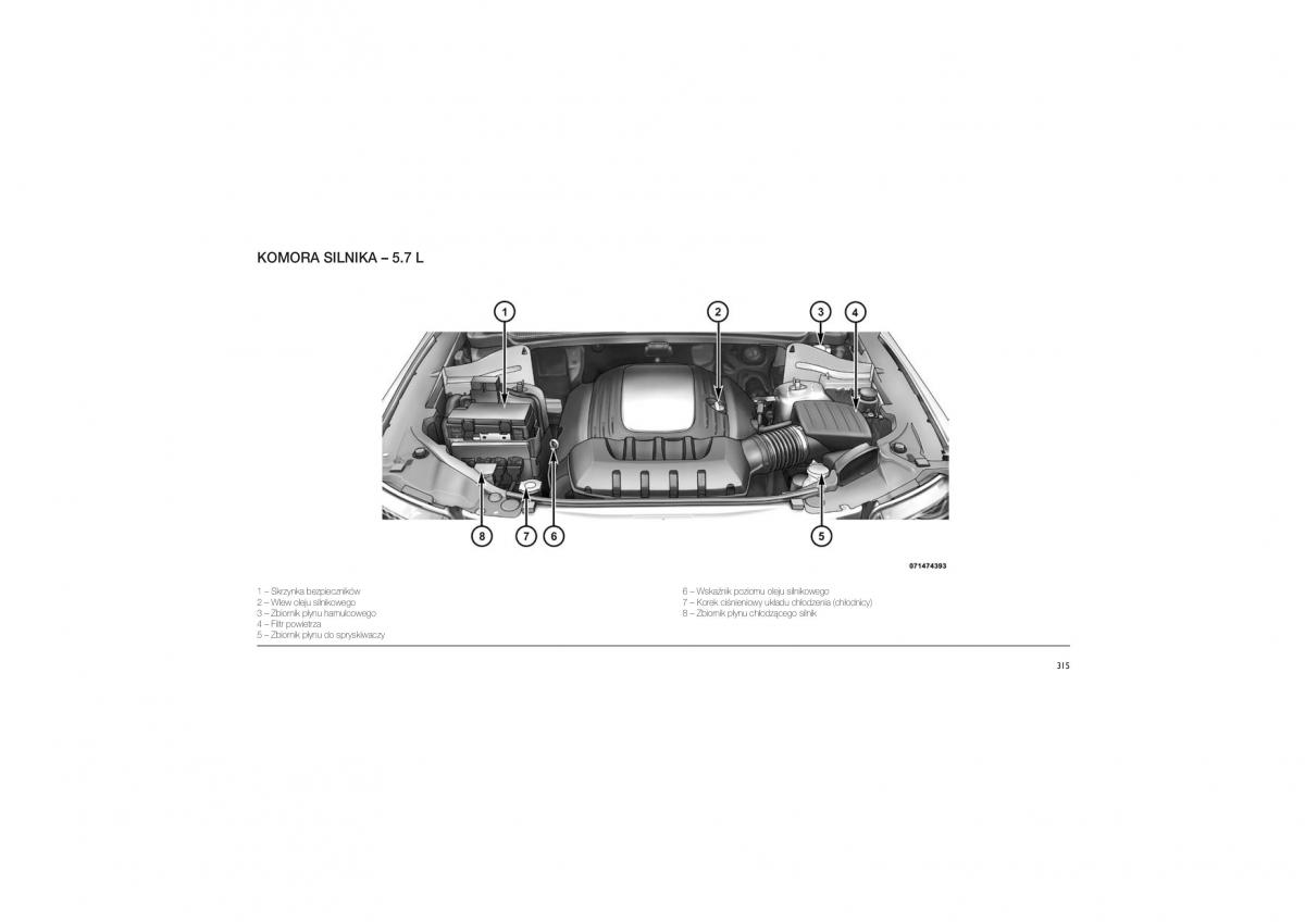 Jeep Grand Cherokee WK2 instrukcja obslugi / page 319